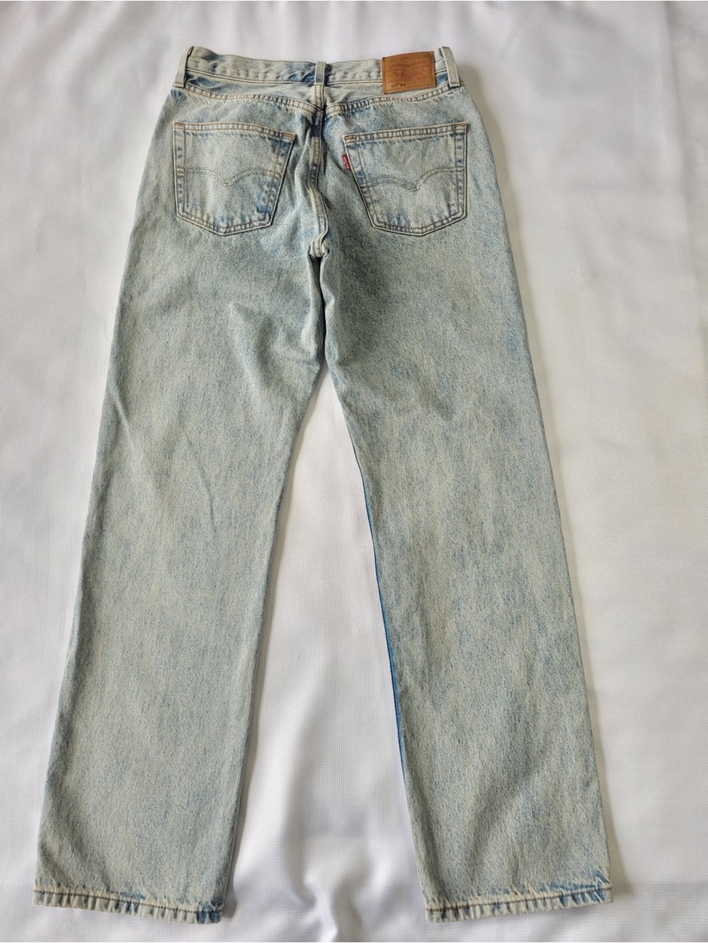 ✅ Levi’s classic 501 90s Light Wash Straight Leg Jeans size 27 - Picture 3 of 12